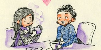 Hayali Sevgilisiyle Tatilinin Her Anını Resmeden Sanatçıdan Aşk Dolu 29 İllüstrasyon