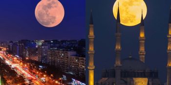 Dünyanın Dört Bir Yanında Çekilmiş 26 Etkileyici Süper Mavi Kanlı Ay Tutulması Fotoğrafı