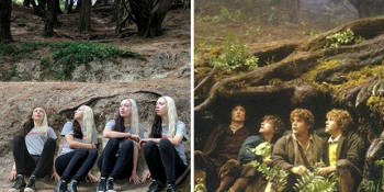 Yüzüklerin Efendisi Mekanlarını Ziyaret Edip Sahneleri Yeniden Canlandıran Gezginden 6 Fotoğraf