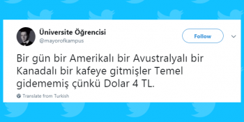Tarihi Rekorunu Kırarak 4 Lira Olan Dolar Sosyal Medyanın Gündeminde