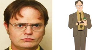 ‘The Office’ Çalışanlarını Karikatüre Dönüştüren 24 Işıl Işıl Tasarım