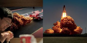 KFC Tavuklarının Birer Patlama Olarak Kullanıldığı Yaratıcı Kampanya