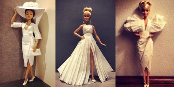 Tuvalet Kağıdından Barbie Bebeklere Gelinlik Hazırlayan Adamdan 12 Tasarım