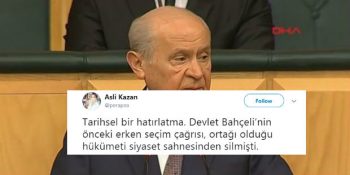 Devlet Bahçeli’nin Erken Seçim Çağrısı Sosyal Medya Gündeminde