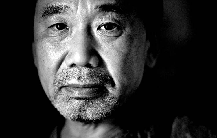 Haruki Murakami Siyah&Beyaz Görsel