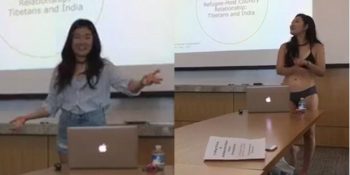 Hocası “Şortun Çok Kısa” Dediği İçin Sınıfın Ortasında Soyunan Üniversite Öğrencisi