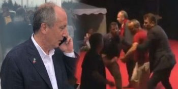 Korumalarının Sahneden Yaka Paça İndirdiği Vatandaştan Özür Dileyen Muharrem İnce