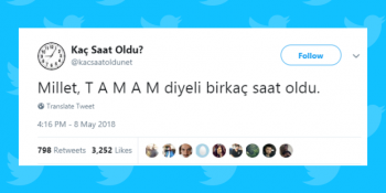 Erdoğan’ın “Milletim ‘Tamam’ Derse Kenara Çekiliriz” Açıklamasına Twitter’dan 31 Cevap