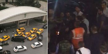 Taksici Şiddeti Devam Ediyor; Sarı Öfke Sabiha Gökçen’de UBER Aracına Saldırdı