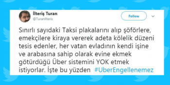 Başbakan’ın Talimatı İle Değiştirilen Uber’i de Kapsayacağı İddia Edilen Yasa Sosyal Medya Gündeminde