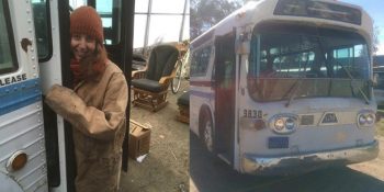 3 Yılda 1966 Model Bir Otobüsü Hayallerindeki Eve Dönüştüren Jessie Lipskin