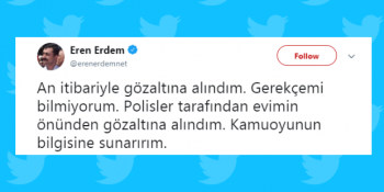 Silahlı Terör Örgütü Üyeliği Suçlamasıyla Gözaltına Alınan CHP’li Eren Erdem Gündemde