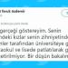 Öğretim Görevlisinin Çirkin “Patlatılarak Üniversiteye Gelmek” İfadesi Tepki Topluyor