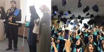 Görme Engelli Kızına 4 Yıl Boyunca Notlarını Okuyan ve Fahri Mezun Belgesi Alan Anne