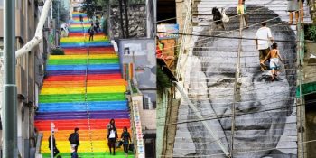 Dünyanın Dört Bir Yanından Sokakları Renklendiren 16 Sanatsal Merdiven