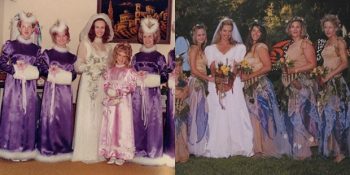 Gelinlerin Oldukça Yanlış Seçimler Yaptığını Gösteren 21 Vintage Nedime Elbisesi