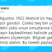 Atatürk’ün Zekasına Yeniden Hayran Olacağınız 30 Ağustos Öncesi Gizli Çay Partisi Planı