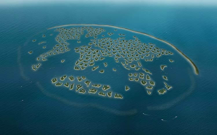 Dünyanın en ilginç adaları The World