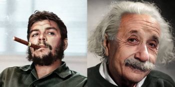 Ünlü İsimlerin Siyah Beyaz Fotoğraflarını Renklendiren Sanatçıdan 32 Etkileyici Çalışma