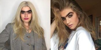 Kaşlarını Aldırmayarak Güzellik Normlarına Karşı Duran Sophia Hadjipanteli