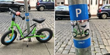 Küçük Bir Çocuğu Mutluluktan Havalara Uçuran Dünyanın En Sevimli Park Yasağı