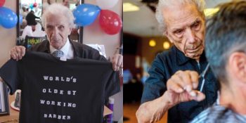 107 Yaşında Olmasına Rağmen Çalışmaya Devam Eden Dünyanın En Yaşlı Berberi Anthony Mancinelli
