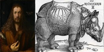 Albrecht Dürer’in Görmeden, Yalnızca Anlatılardan Hareketle Çizdiği Gergedan Gravürü