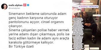 Sinemada Tacize Uğradığı Adamla Aynı Arabada Karakola Götürülen Kadın