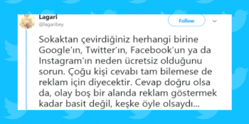 “Google, Twitter, Facebook Gibi Siteler Neden Ücretsiz?” Sorusunu Yanıtlayan İlginç Flood