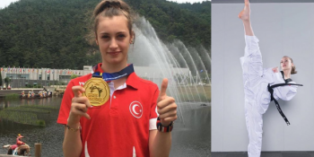 Güçlü Tekmeleriyle Rakiplerini Dize Getiren Dünya Şampiyonu Milli Tekvandocumuz Zeliha Ağrıs