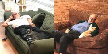 Her Gün Hayvan Barınağını Ziyaret Edip Kedilerle Uyuyan 75 Yaşındaki Terry Amca