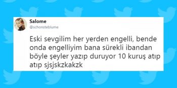 Her Yerden Engelli Olduğu İçin Havaleyle 10 Kuruş Yollayarak İletişim Kuran Eski Sevgili