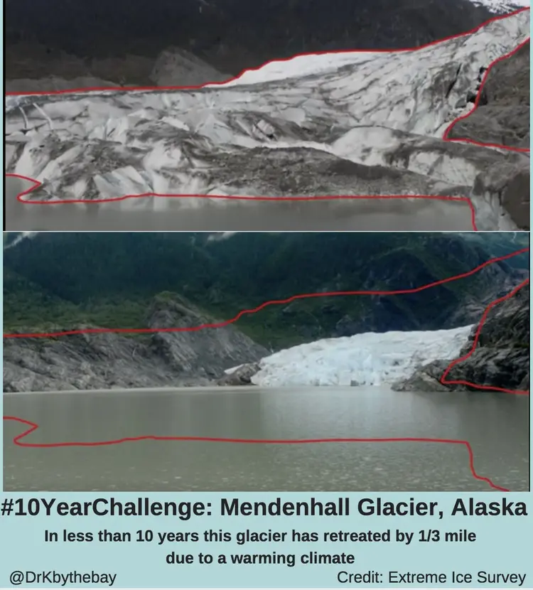 #10yearschaallenge
