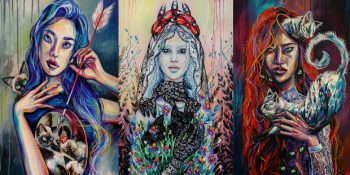 Her Burcun Vahşi Yanını Ortaya Çıkaran 12 Kedili Kadın İllüstrasyonu