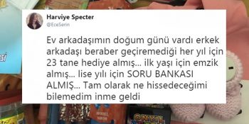 Sevgilisine Doğum Günü İçin Hazırladığı Hediyeyle Twitter Gündemine Oturan Sevgili