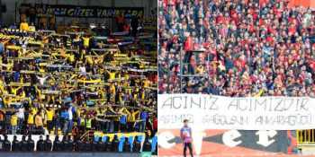 Tribünde Düşmanlığa Son Vermek İçin Ankaragücü ve Eskişehirspor Taraftar Gruplarından Anlamlı Çağrı
