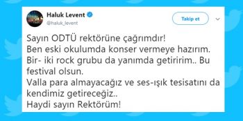 ODTÜ Rektörlüğü’nün İptal Ettiği Bahar Şenliği’ne Destek Veren Ünlüler