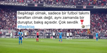 Beşiktaş Taraftarının “Çocuk Susar Sen Susma” Protestosuna Sosyal Medyadan Gelen Tepkiler