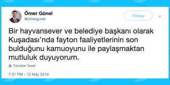 Güzel Şeyler de Oluyor: Kuşadası’nda Fayton Faaliyetlerine Son Verildi