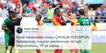 Çaykur Rizespor – Galatasaray Maçının Yeniden Oynanmasını Gerektirecek Kural Hatası Var Mı?
