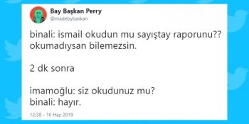 Ekrem İmamoğlu – Binali Yıldırım Canlı Yayın Tartışmasına Sosyal Medyadan 36 Komik Tweet