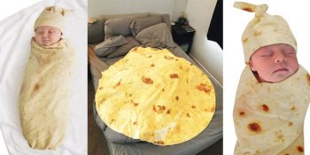 Bebekleri Lezzetli Birer Dürüme Dönüştüren Battaniyeler