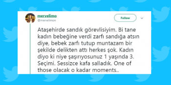 Üçüncü Kez Sandık Başına Giden 1 Yaşındaki Bebek