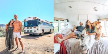 İşlerinden İstifa Edip Bir Okul Servisiyle Dünyayı Gezen Cesur Çift