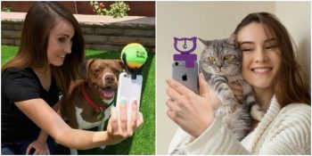 Kedi ve Köpeğinizle Harika Selfie’ler Çekmenizi Sağlayacak Telefon Aparatları
