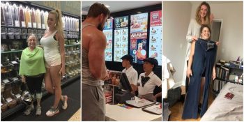 Uzun Boylu ve Kısa Boylu İnsanların Bir Araya Geldiği 33 Eğlenceli Fotoğraf