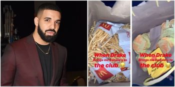 Tüm Gece Kulübüne McDonalds’tan Sipariş Vererek Riri’ye Sürpriz Yapan Drake