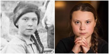 121 Yıl Önce Çekilen Bir Fotoğrafta Görülen 16 Yaşındaki Mücadeleci Aktivist Greta Thunberg