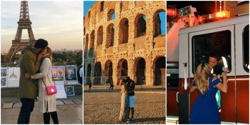 Sevgilisinden Ayrılınca Romantik Poz Vermek İçin Yabancılarla Öpüşen Turist