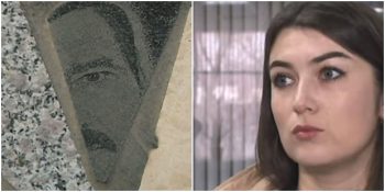 Zemin Döşemesi İçin İzinsiz Bir Şekilde Mezar Taşlarını Kullanan AVM